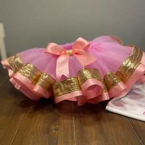 All Colors Avail. Ribbon Trim Tutu 1st Birthday